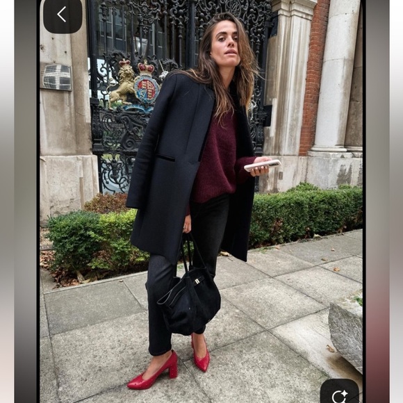 Vince Camuto Kemrie Red Patent Slingback Kitten Heels size 7.5 - Picture 9 of 10